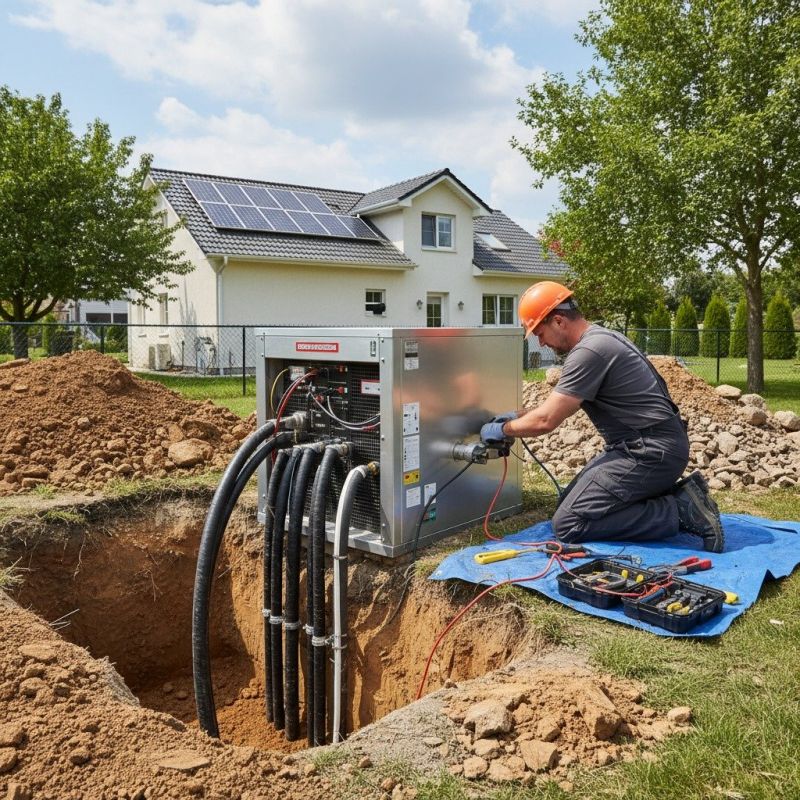 Geothermal Heating Installation