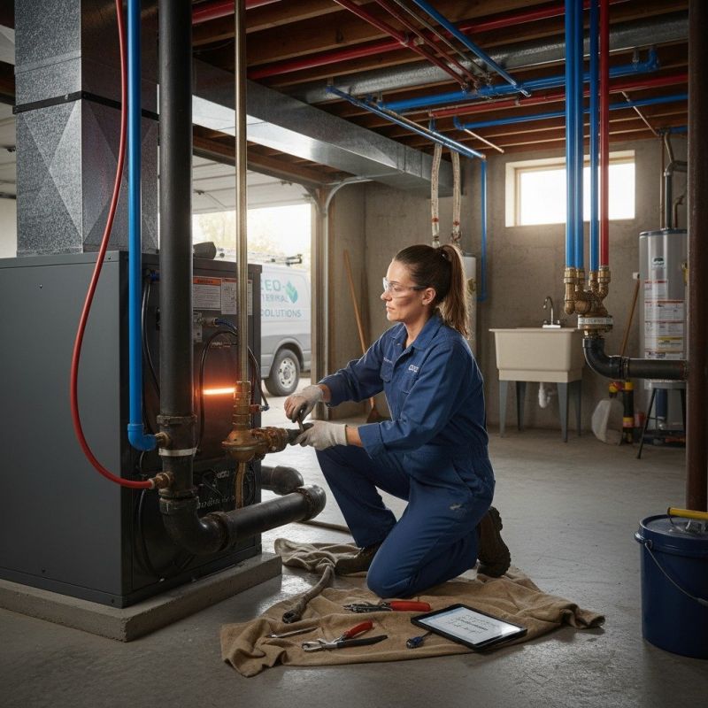 Geothermal Heating Installation